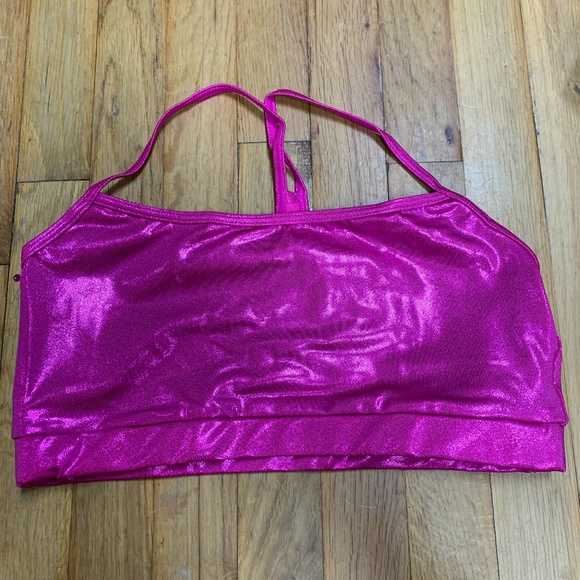 NWT Balera Metallic Racerback Bra Top - Picture 2 of 2
